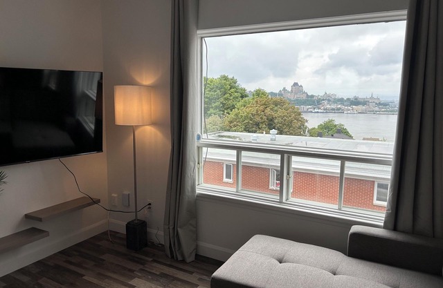 What a View!!! Chateau, Balcony incredible view of the Chateau! Free parking!