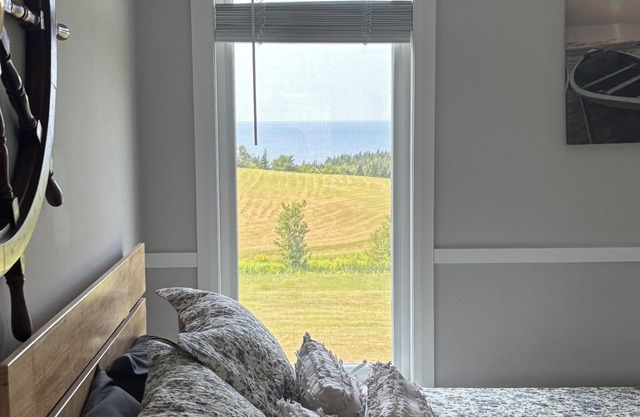 Where the Ocean Meets Rolling Hills in a Picturesque Landscape