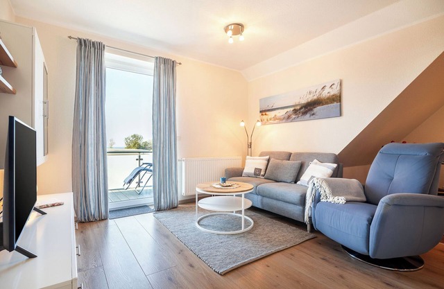 Whg Hansekogge im 1. OG, großer Balkon mit Meerblick, hochwertige Ausstattung
