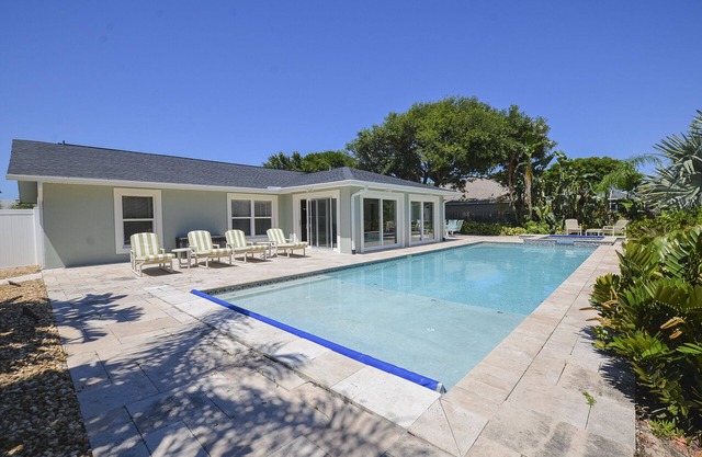 Easy Season Specials! "Whispering Palms" - Beach-Side Pool Home - 4BR / 2. 5BA
