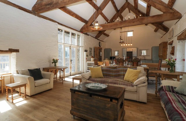 White Haywood Barn
