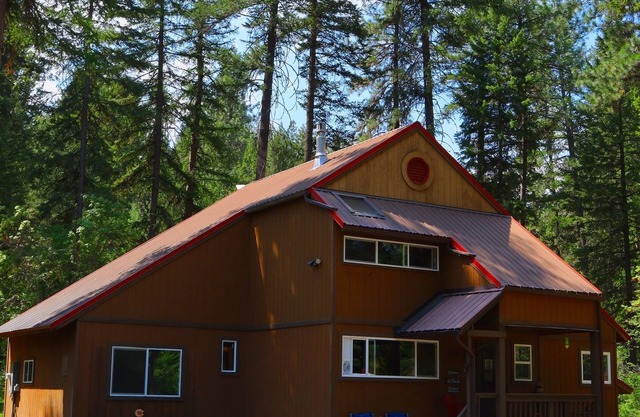 Wilderness Setting with lodge/cabin Feel.