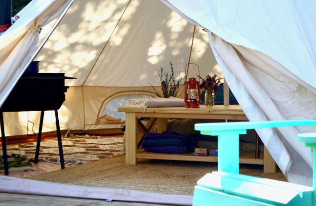 Willow Riverfront Bell Tent Retreat