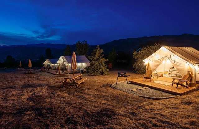 Willow Tent | Unique Getaway | Glamping Tent Experience