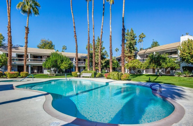 Winter in Palm Springs. Check out our rates.