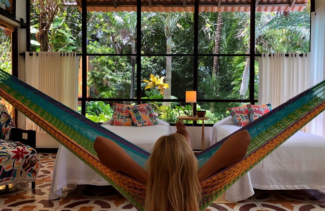 Wunderbares B & B Gemütliches BungalowStudio Das Hotel liegt im Cancun Jungle 7Km vom Flughafen entfernt