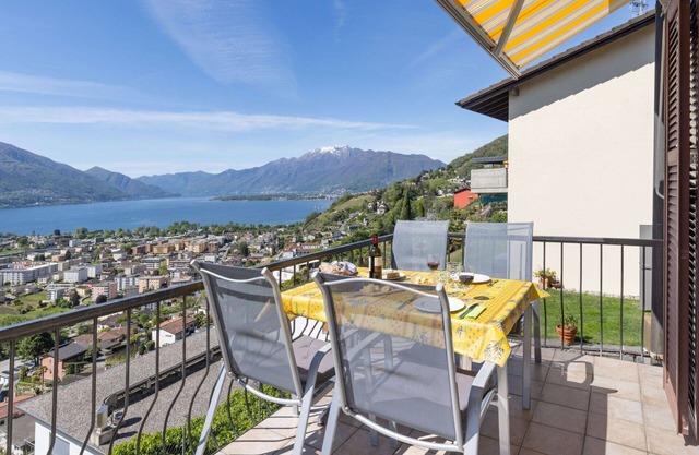 Alleinstehendes Ferienhaus mit W-LAN, TV, Balkon, Haustiere erlaubt, Panoramablick, Parkplatz