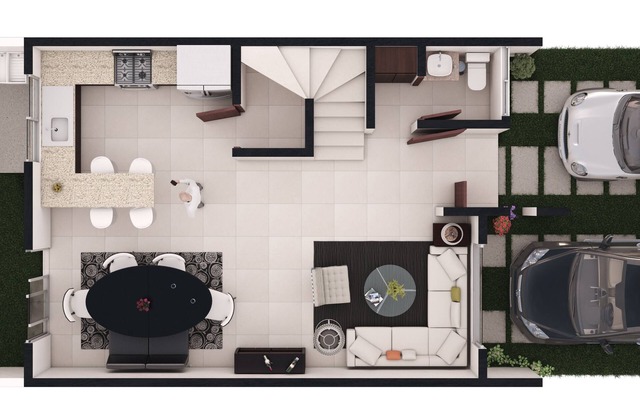 Sie arbeiten bei Queretaro? Schönes 3-Zimmer-Haus, tolle Lage in Jurica