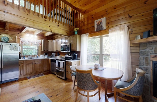 Yellow Cabin on the River