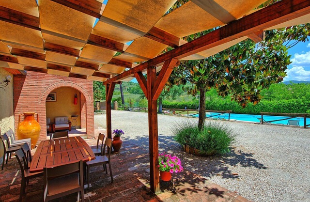 Zeffiro – Ferien Landhaus mit privatem Schwimmbad und Tennisplatz zu vermieten in Cortona, Toskana