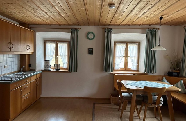 Zellerhorn Ferienwohnung 39 qm, ein Schlafzimmer und Wohnzimmer