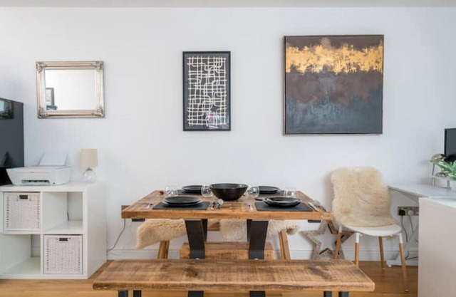 Zen London living space with many transport links