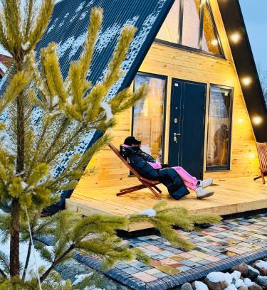 Ulytau District Skihütte | В ШалаШе Старый город Aframe 1