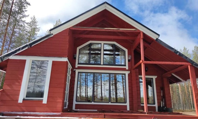 Kaavi Wohnung | Дом на полуострове с лодкой и велосипедом)