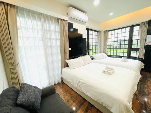 Wujie Haus | 宜蘭包棟民宿 安娜貝絲 獨棟l KTV唱到飽l電動麻將l全套廚房l看電影l遊戲機l 烤肉BBQ l國旅卡特約