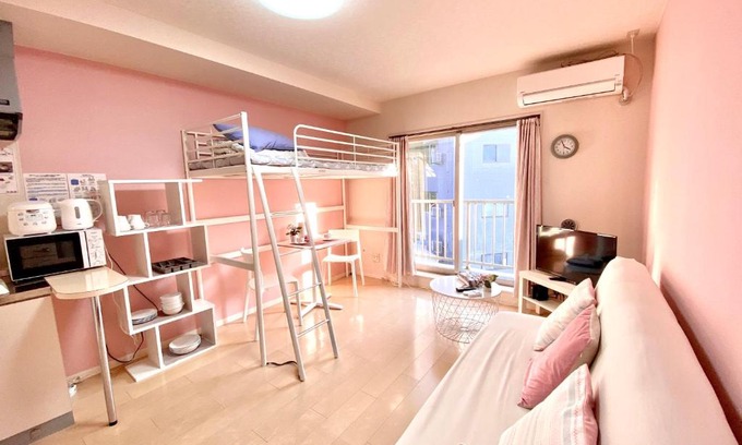 Matsudo Wohnung | 松戸駅ｽｸﾞ1k 光回線完備,女子会にも Nomad松戸宿044