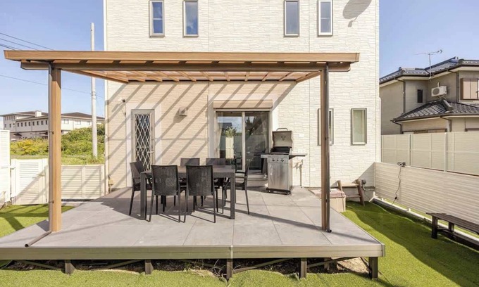 Chosei Haus | 贅沢【ペットOK】Max9！海辺とBBQ、サウナ、ジャグジー付。ドッグランやサーフィンも