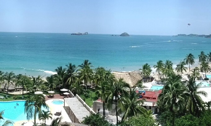 Ixtapa Eigentumswohnung | 1 Zim, Blick auf die Bucht Grand Residencial, Deluxe Ocean / Beach Front !!