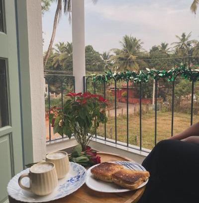 Vanelim Wohnung | 1 bed peaceful studio Apartment near Colva beach