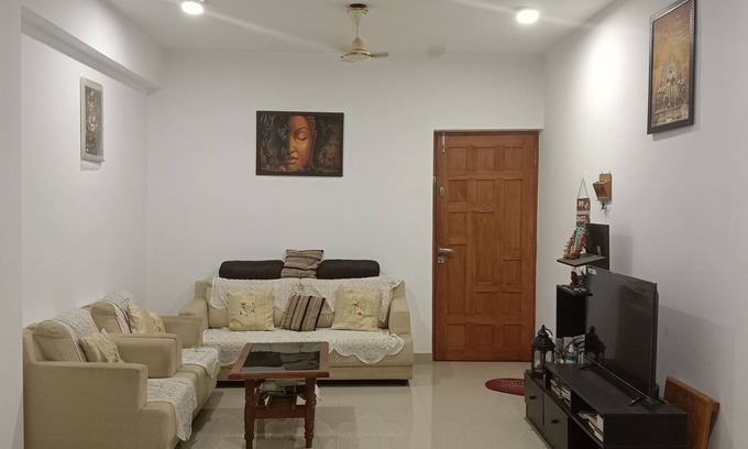 Candola Haus | 1 bhk apt in Marcel, near Old Goa, Panjim in Goa, India includes amenities.