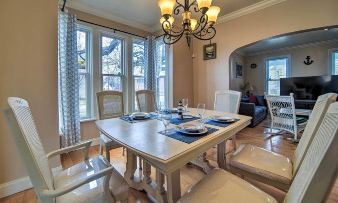 Ashtabula Haus | 1 Block to Bridge Street: Lake Erie Vacation Home!