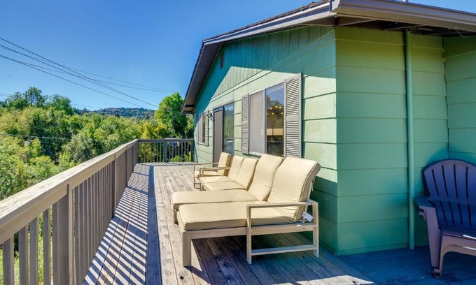 Prescott Haus | 1 Mi to Whiskey Row Home with Fire Pit and Deck