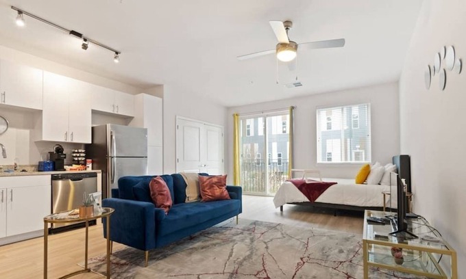 Downtown Baltimore Wohnung | 134 ¡ Quaint Studio| Downtown 5 min to stadium đ|Parking