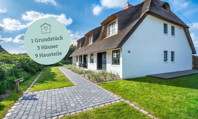 Wenningstedt-Braderup Haus | 150 m² Ferienhaus ∙ 3 Schlafzimmer ∙ 6 Gäste
