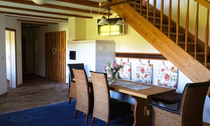 Bugewitz Wohnung | 160 qm große Ferienwohnung für 5 Personen nahe Stettiner Haff in ruhiger Lage.