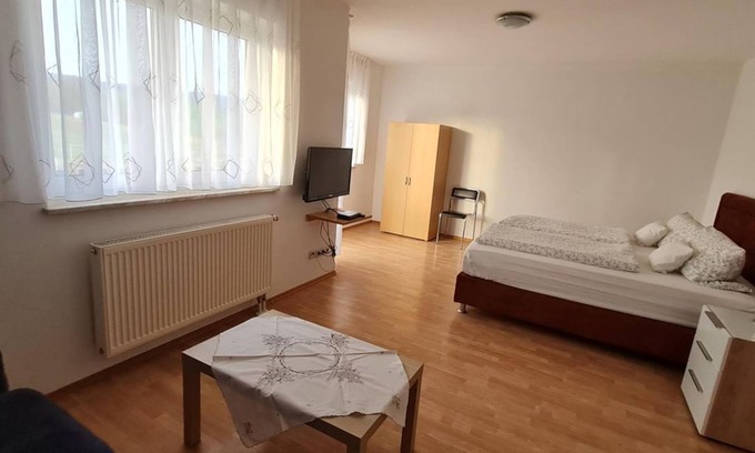 Burgsponheim Wohnung | 2-Bettwohnung (35 qm) - Pfaffenberg - Weingut und Ferienappartement Erbacher Hof