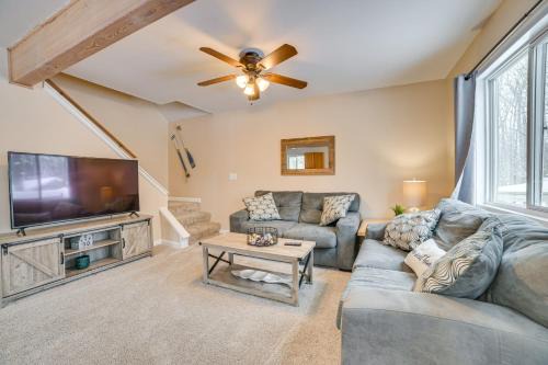 Higgins Lake Haus | 2 Blocks to Higgins Lake Family-Friendly Home