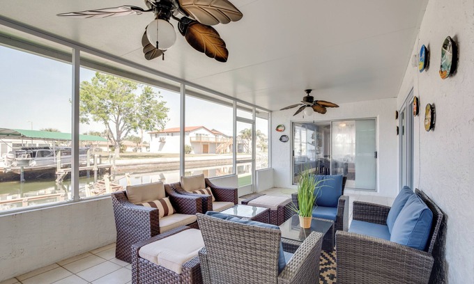 Sea Ranch Haus | Canal & Gulf Views: Spacious Hudson Home