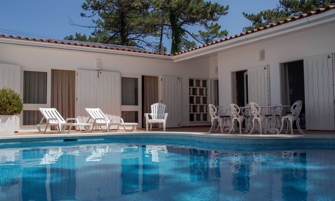 Ofir Haus | Ofir Beach House privater Zugang zum Strand mit Schwimmbad 20 Minuten Porto