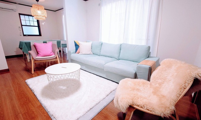 Chuo Haus | 2-story house for rent】Soga station area with parking lot, good access to Makuhari/Disney, max. 9 people