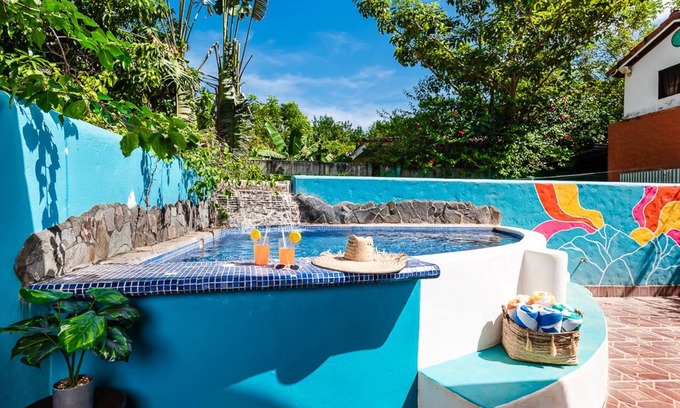 Junquillal Haus | 200 steps from the beach! Private 3BR Pool AC Wifi