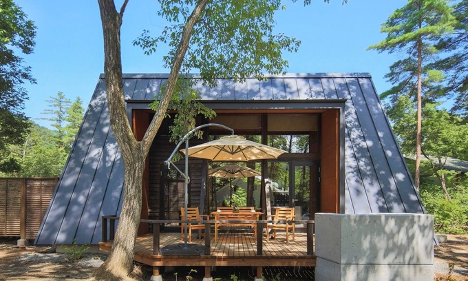 Azumino Hütte | 2nd floor suspension bridge type with natural hot / Azumino Nagano