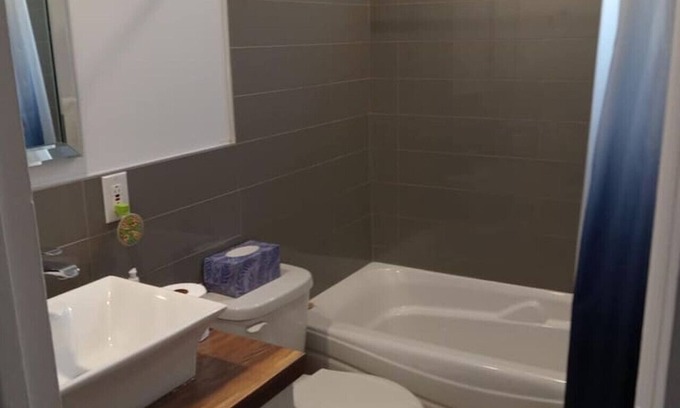 Les Rivieres Wohnung | 3,5 rénove avec cour anglaise