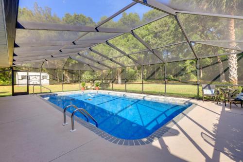 Citrus Springs Haus | 3 Mi to Dunnellon Historic District Home with Lanai