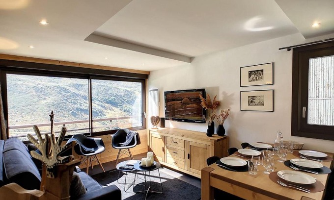 Les Menuires Wohnung | 3 pièces rénové 6 pers, ski aux pieds WiFi - FR-1-178-68