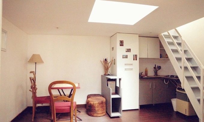 Cachan Wohnung | 30 m² duplex studio, 2 people, 20-30 min from Paris