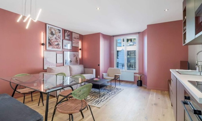 Charonne Wohnung | 31.Appart 8Pers#3 Bedroom #Père Lachaise #Nation