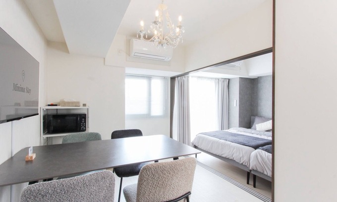 Namba Wohnung | 4 min walk from Nagahoribashi Station / Near Shinsaibashi / Max 4 guests / Wi-Fi available / Check-out at 11:00