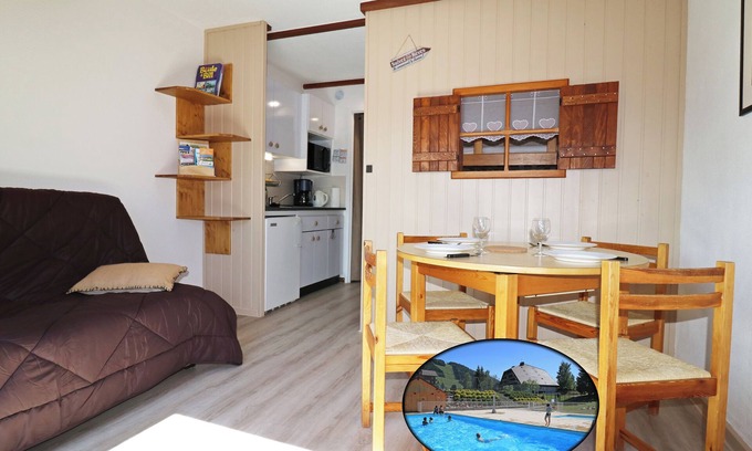 Metabief Wohnung | 4-person studio, at the foot of the ski and mountain bike slopes (9)