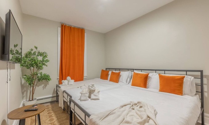 Ampere Wohnung | 40% OFF 3Days+9 min to EWR, 2 Queen Beds, Sleeps 6