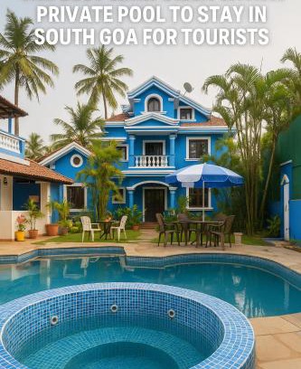 Colva Wohnung | 5 BHK Villa with private pool, Goa Garden Resort, South Goa