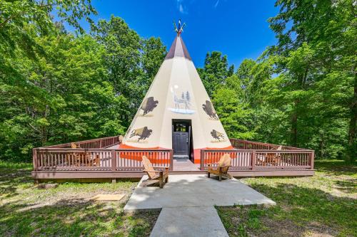Mammoth Cave Wohnung | 5 Mi to Mammoth Cave NP Teepee Studio Escape