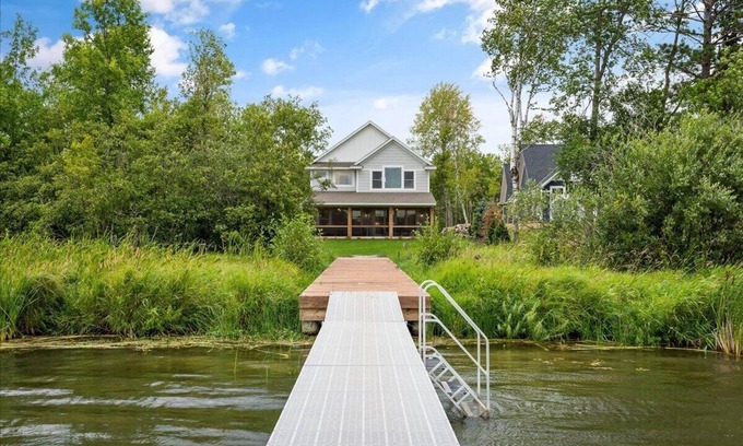 Crosslake Kabine | 5 Pines on Trout- Trout Lake|3 SN Porch|Firepit