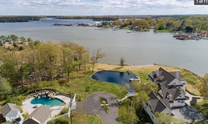 Galesville Haus | 6 Acre Waterfront Estate with Pool