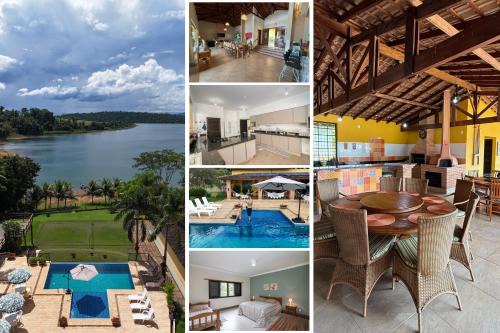 Ibiraci Haus | 7 QUARTOS, sendo 6 SUÍTES, PISCINA AQUECIDA borda infinita na REPRESA de DELFINÓPOLIS