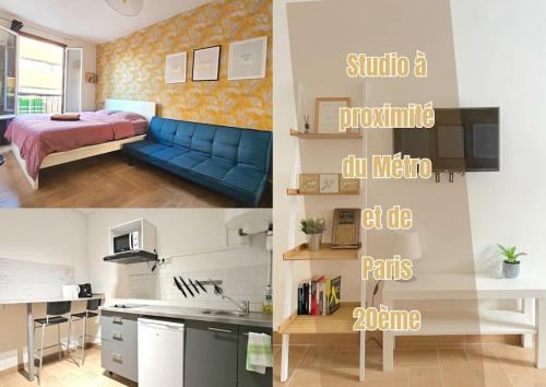 Bagnolet Wohnung | 722 Studio à proximité du Métro et de Paris 20ème